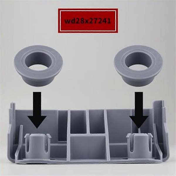 4-pack WD28X27241 Diskmaskinskorgar Rack Carrier och Roller Kit