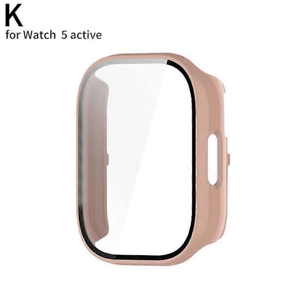 Kattava TPU-kotelo Redmi Watch 5 Active/5 Lite PC-lasikalvo Cove -kelloille Pink For Watch 5 active