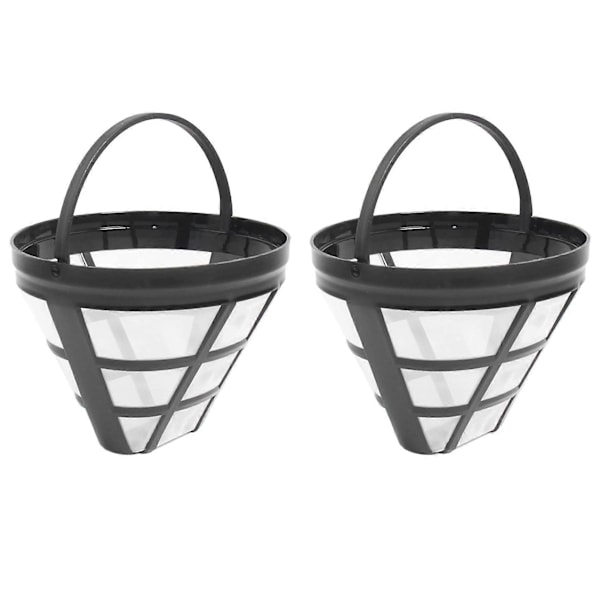 2-pack No.4 Återanvändbart Kaffebryggarfilter för Ninja