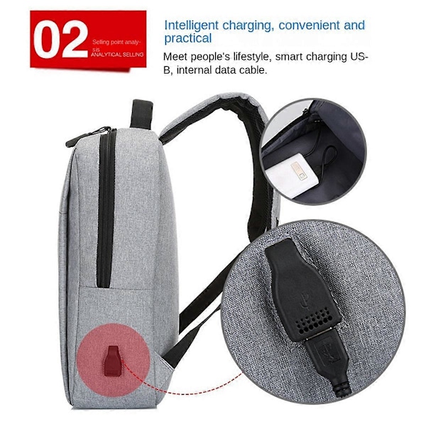 Tablettireppu 15,6 tuuman tabletille, tablettikotelo, säilytyslaukku, musta