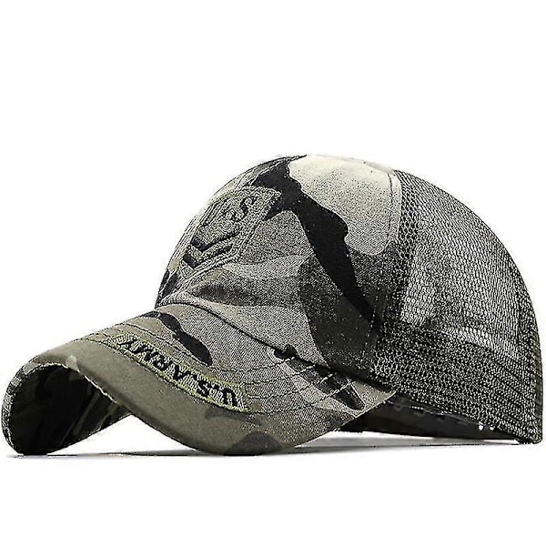 Moderigtig Justerbar Unisex Militær Camouflage Baseball Kasket Hat Mænd Kvinder Airsoft Taktisk Vandring Ørkenhat 1