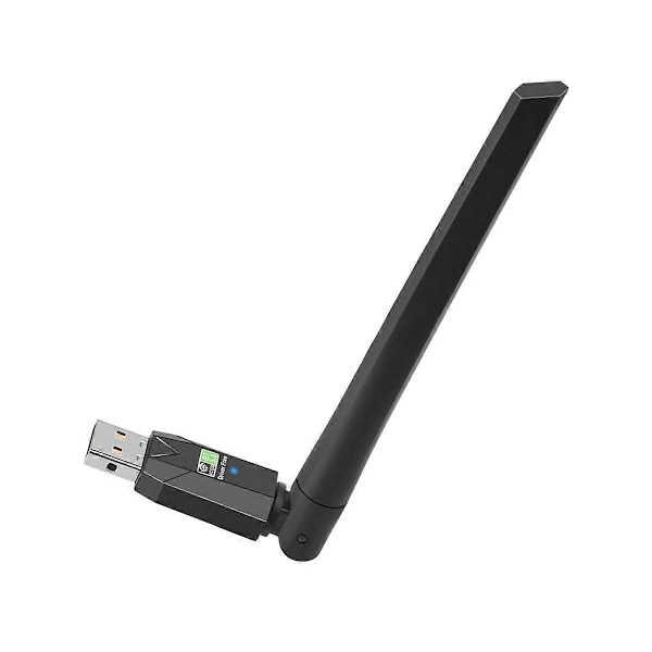 600 Mbps USB BT 5.0-adapter 2,4G 5 GHz Wi-Fi-antenn Dualband 802.11ac