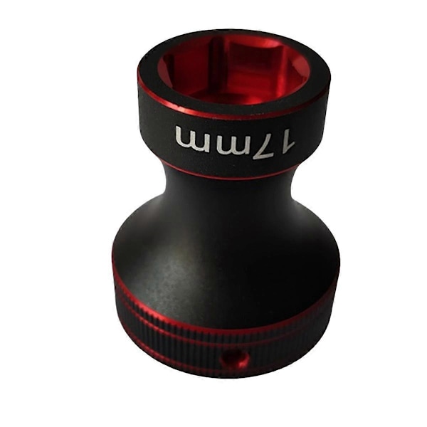 17MM Hjul Hex Nyckel Verktyg HEX Mutterhylsa Svart Röd