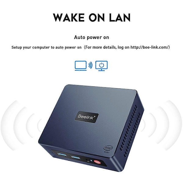 8G+256G Computer Host Mini S N5095 PC Quad-core 4K UHD (EU)