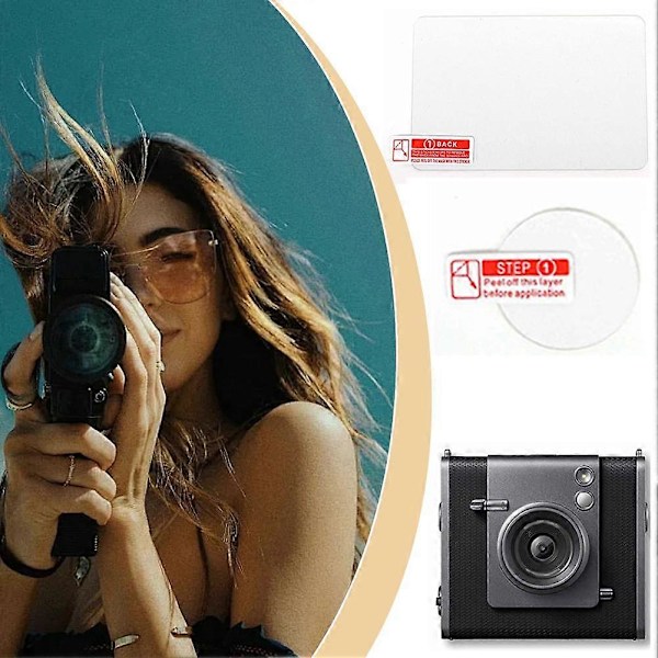 Polaroid-kameran näytön linssin karkaistu kalvo naarmuuntumista estävä suojakalvo