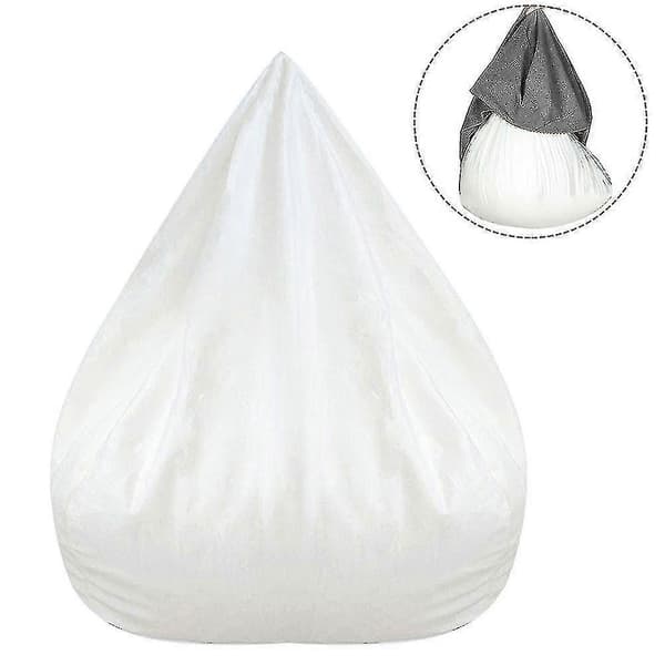 Ny Innerfoder för Bönpåse Stol Coer Stor Enkel Rengöring Soffa Säte White 80x90cm