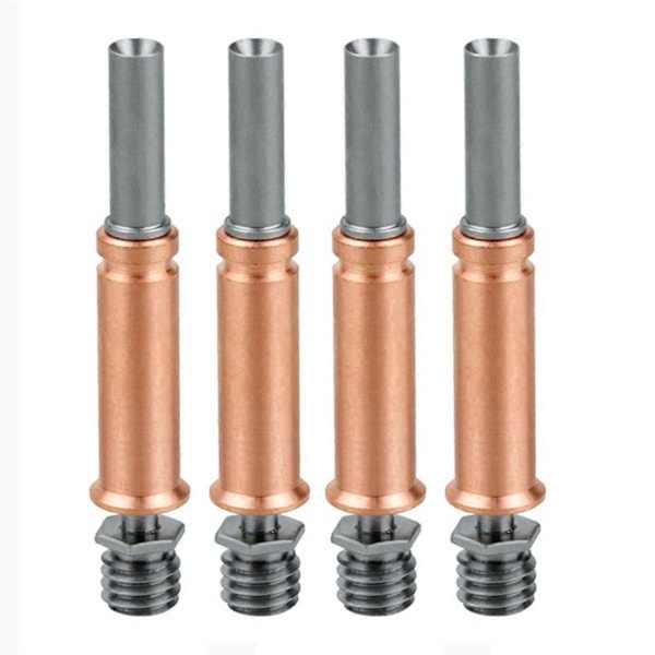 4stk Bimetall Heatbreak Uppgradering Hals för 3 Halsar för 3 Hotend 3D-skrivartillbehör