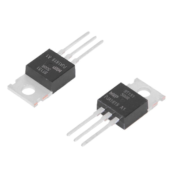 10x BT151-500R SOT78 Paket Motorkontroll SCR Tyristorer 500V 12A