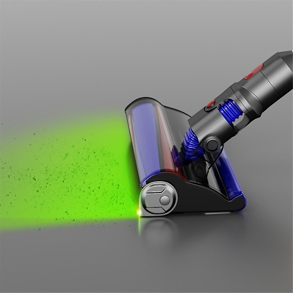 Dammsugare Damm Ljus Dolda Djurhår Katter Damm Display LED-lampa med Batteri Universella Dammsugartillbehör