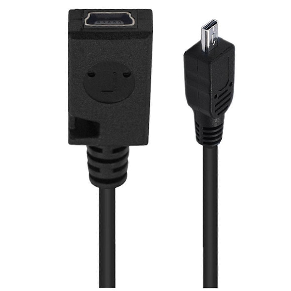 Mini 5P Type C Hun til 8-Pin Mini B Han Opladerkabel B