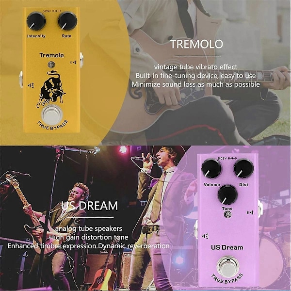 Effektpedal för elgitarr Mini Classic Chorus