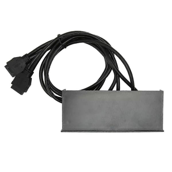 USB3.0 Hub Frontpanel 5Gbps 4 Porter 19pin Optisk Stasjon Frontpanel for 5.25 Tommers PC Datamaskinkabinett