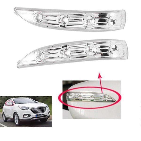 3 st Höger 87614-2S200 för IX35 2010-2014 Backspegellampa Blinkerslampa