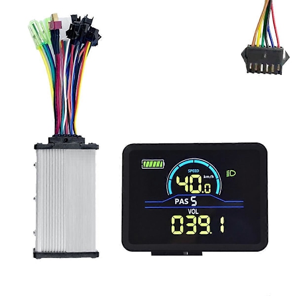 P5C Elcykel LCD Display Mätare SM 6PIN