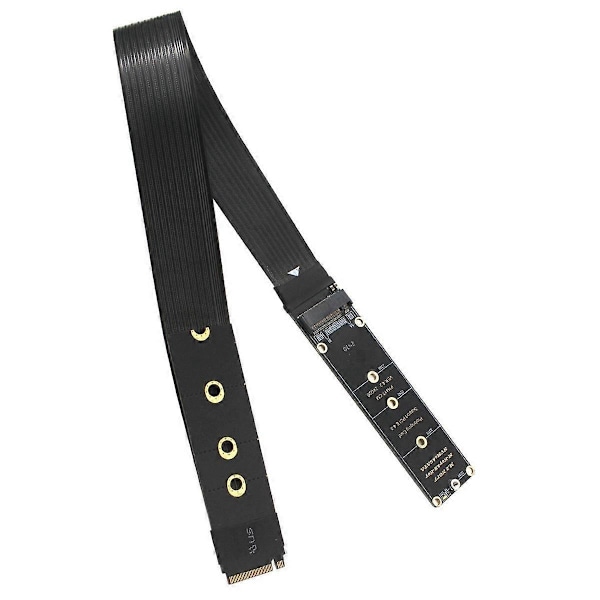 NGFF M.2 M-KEY NVME -jatkokaapeli, laajennuskortti PCIe4.0 SATA6G kannettavan tietokoneen ulkoinen jatkokaapeli
