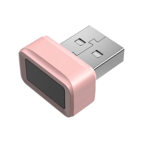 USB Fingeraftrykslæser FIDO U2F Sikkerhedsnøgle Enhed Login - Windows Hello Pink
