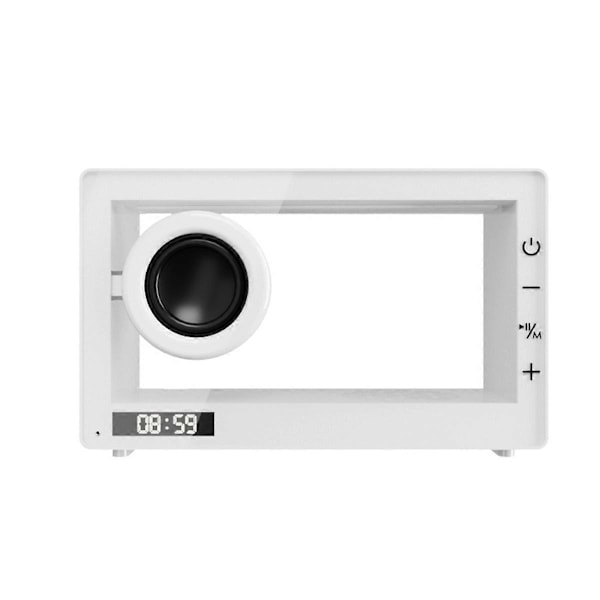 Kannettava Retro Bluetooth -kaiutinkello RGB-valolla TF-kortti A E