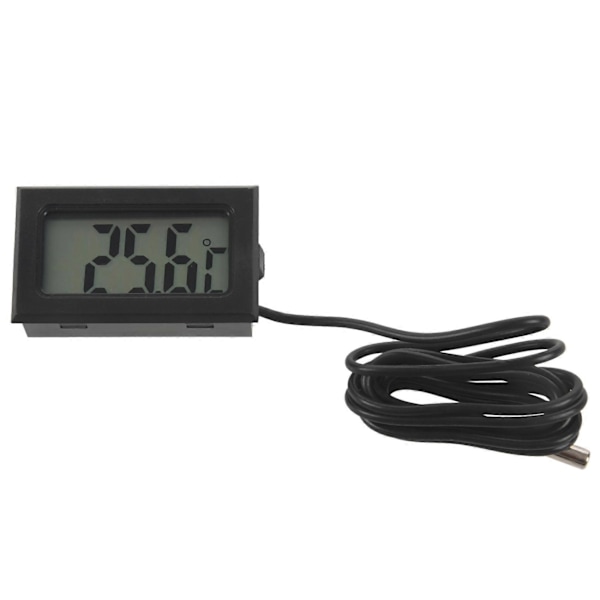 NY Digital LCD Termometer Mätare Sond Sensor -50°C TILL +110°C Område