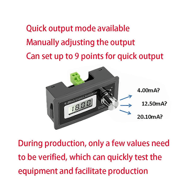 2-pack 4-20MA Strömslinga Signalgenerator