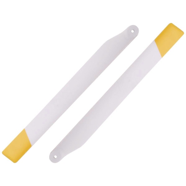 1 Par RC Leksakshelikopter Uppgradering C138 Rotor Blad Set Gul Vit