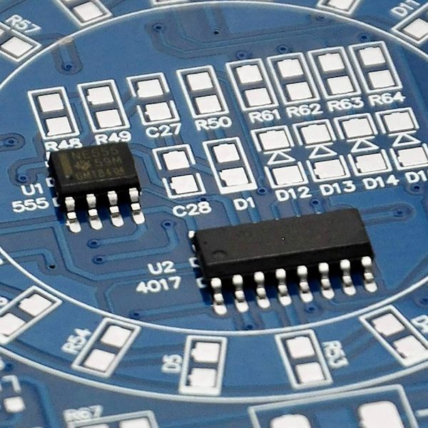 Lödningsövning SMD Kretskort LED Elektronikprojekt DIY Kit