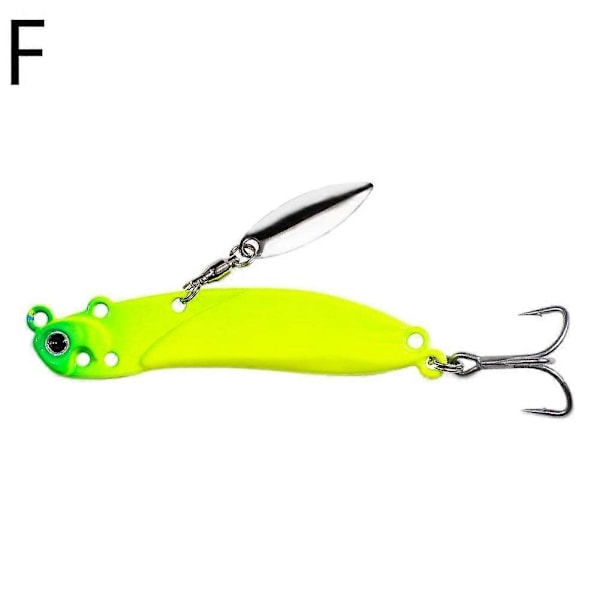 Fiskedrag Vibrationssked Hårda Beten Jigg Paljett Crankbait Wobbler Swimbait Fluorescent