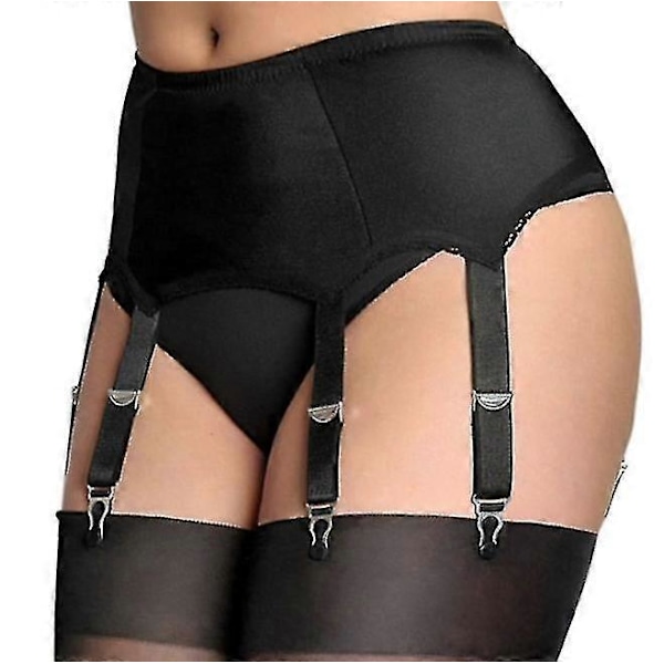 Dam Spets Livstycke Linrie Ss Suspender Bälte Strumpebandshållare Red M