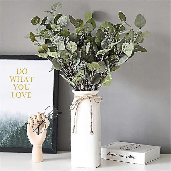 Kunstige S 6 stk. Planter Fl S Til Hjem Bryllup Rotte (grå)