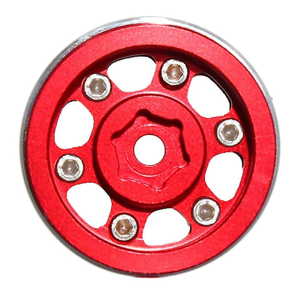 1.0In Beadlock Fälgbana Hjulnav för 1/18 1/24 RC Crawler Bil, C