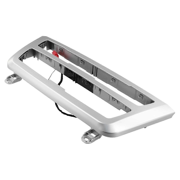 Bil Inner Luftkonditionering A/C Panel Trim med LED Ambient Light för 3-serie F30 F31 320i 340i 2013-2018 Silver