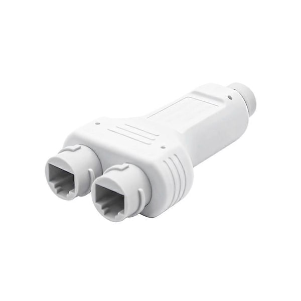 2 Port 1 in 2 ut Vattentät POE Förlängare 10/100Mbps Utomhus 30W
