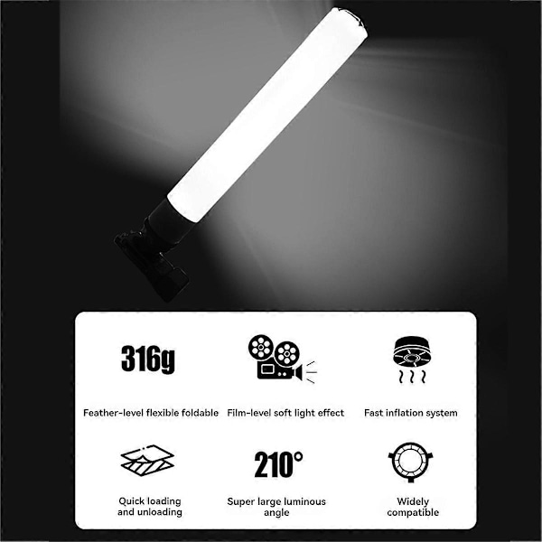Air Tube MINI puhallettava softbox, ilman ilmapumppua