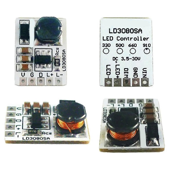 LD3080SA 20W DC 3.5-30V Jännitteenalennus HB LED-ohjainmoduuli 910MA