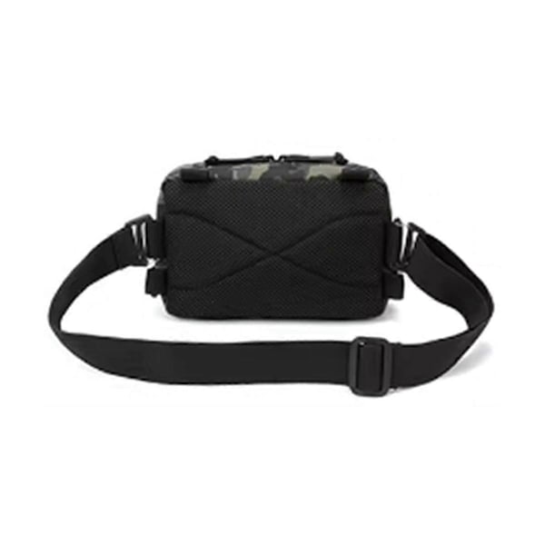 Fiskeväska Bröst Sling Pack Ryggsäck Sport Midjeväska med Fiskedrag för Camping Vandring EDC