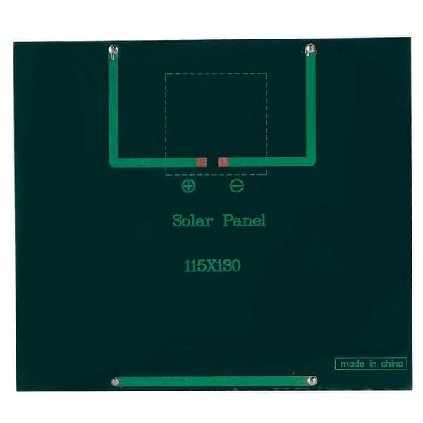 2.5W 6V Mini Polysilikon Solpanel DIY Liten Solcellskortmodul för Solleksaker Lampor