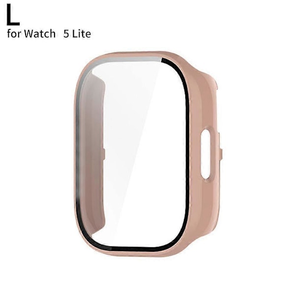 Kattava TPU-kotelo Redmi Watch 5 Active/5 Lite PC-lasikalvo Cove -kelloille Pink for Watch 5 Lite