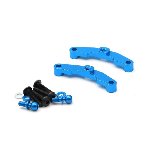 Wave Box Push Rod Bracket Kit för TAMIYA TT02 TYPE-S RC Bil Blå