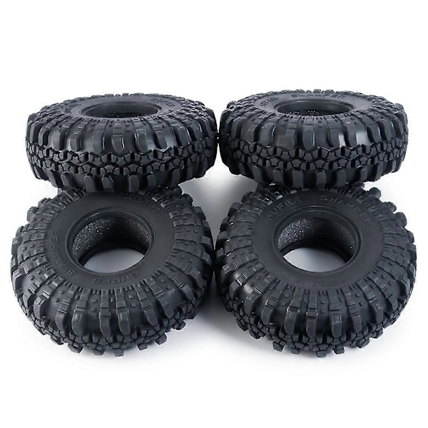 4 st 137 mm 2,2 Gummidäck Hjul för 1/10 RC Crawler Bil