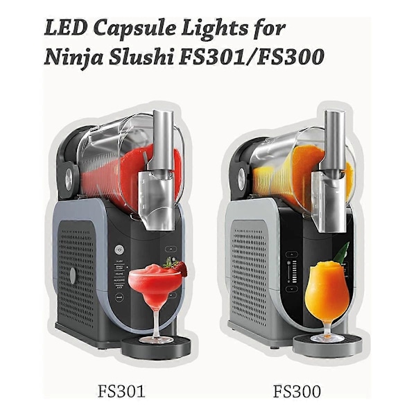 4-pack LED-lampor för Slushi FS301/FS300 kapselformad belysning