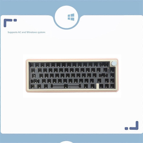 LMK67 CNC DIY Mekaniskt Tangentbordskit RGB Hot Swap, B