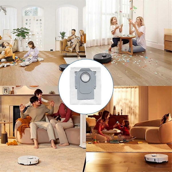 12 kpl pölypusseja Roborock Qrevo Slim/Qrevo Master -lakaisijalle