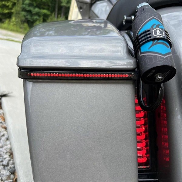 Motorcykel Tracer Bakre Sidoväska LED-Indikator för Röd