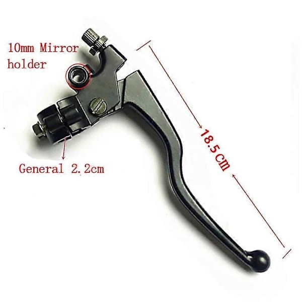22mm 7/8in Aluminiumlegering Motorcykel Broms- och Kopplingshandtag Styre Tillbehör För Pit Dirt Bike ATV Moto Utrustningsdelar Right