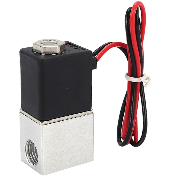 DC12V Solenoidiventtiili 1/4 tuuman 2-tie normaalisti suljettu pneumaattinen venttiili