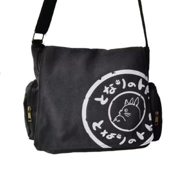 Totoro Canvas Laptopväska - 12 tum Black