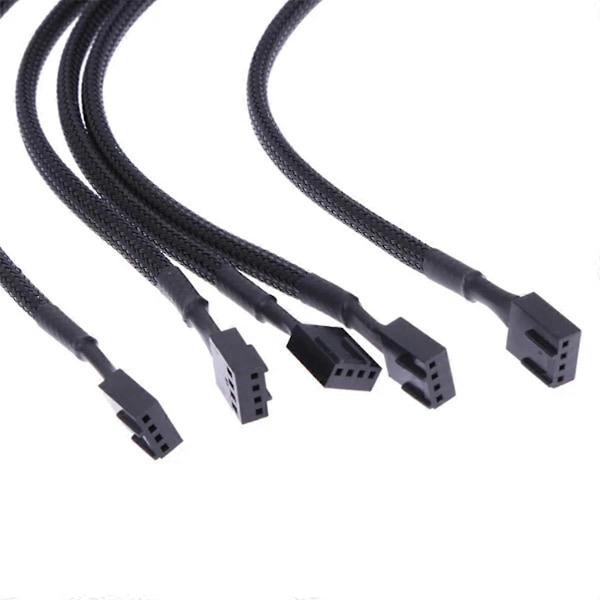 10 stk. 4-pin PWM-stik Kabinetblæser Forlænger Strømkabel