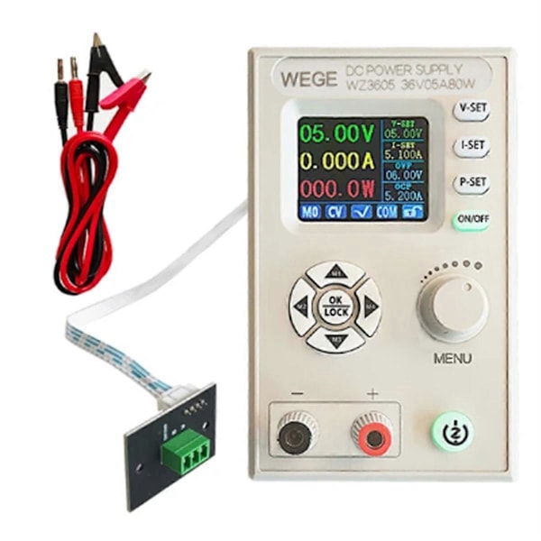 WZ3605 Anti-Backflow Justerbar Digital Kontroll DC Strömförsörjning 36V D