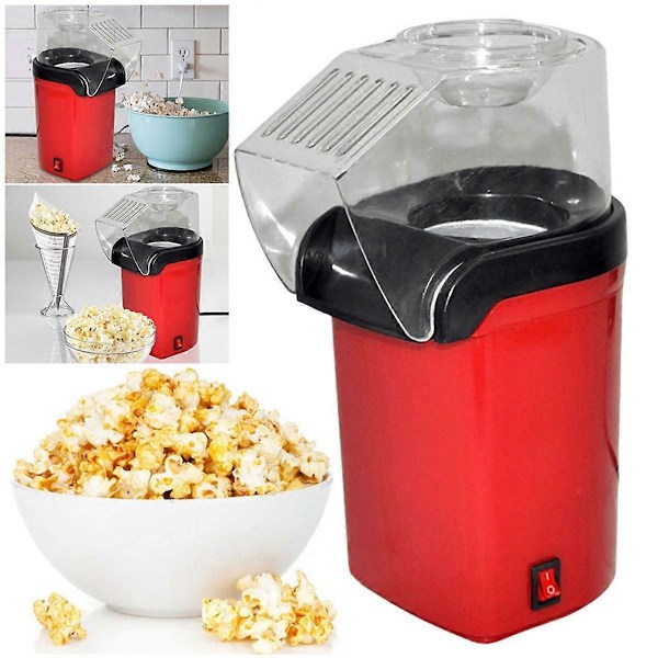 Mini Liten Automatisk Elektrisk Popcornmaskin för Barn EU-kontakt