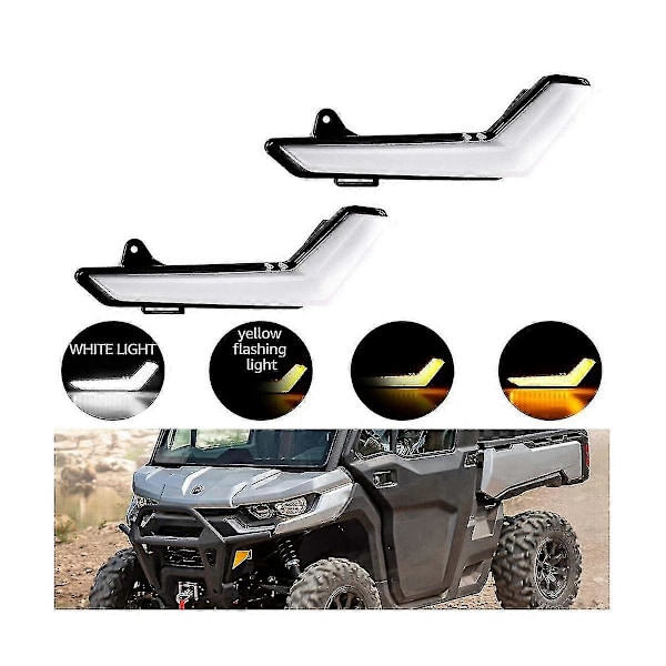 Atv Främre DRL Blinkers Med Gult För 2020