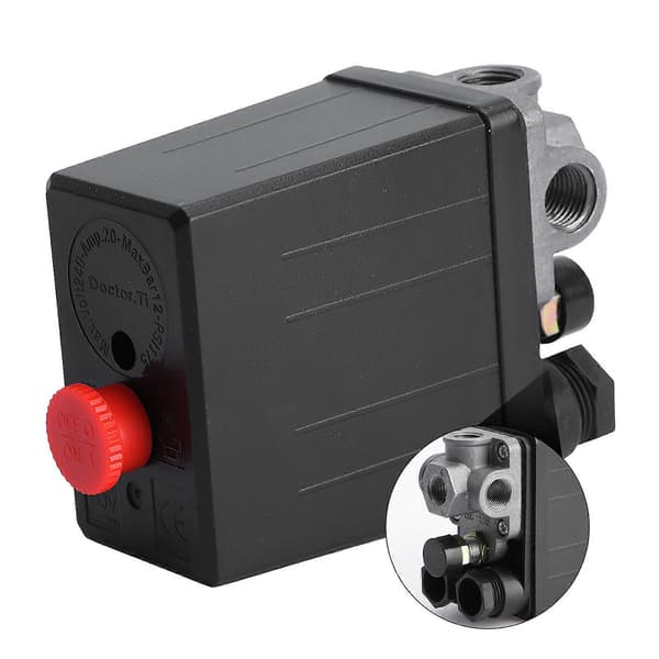 Ledholder Luftkompressor Trykkontrolkontakt AC Trykkontakt Luftkompressor Trykkontakt
